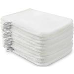 10 asciugamani in microfibra bianchi 73x40cm