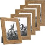 Portafoto rustici 10x15 in in legno massiccio da parete Photolini 