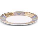 Piatti ovali bianchi di porcellana Versace 
