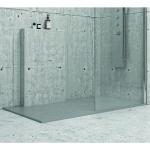 Piatti moderni grigi in marmo per doccia 