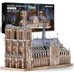Puzzle 3D in acciaio inox a tema Notre Dame per età oltre 12 anni 