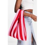Shopping bags multicolore a righe Pieces 