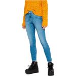 Pieces Delly Skinny Mid Waist Crew Lb125 Jeans Blu XS Donna