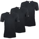 Magliette & T-shirt nere L di cotone traspiranti con scollo a V mezza manica con scollo rotondo per Uomo Pierre Cardin 