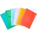 Pigna Monocromo - Conf. 10 Quaderni A5 , colori assortiti , 0C , quaderni a righe con margine