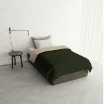 Piumoni matrimoniali verde militare 150x200 cm Italian Bed Linen 