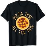 Magliette & T-shirt nere S a tema pizza cartoni animati per Uomo 