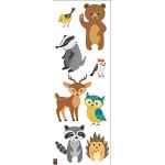 Adesivi murali a tema animali con animali 