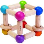 Plan Toys- Square Clutching Toy, Colore Legno, 5245