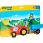Playmobil 6964 - Trattore Con Benna E Rimorchio