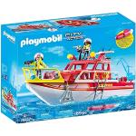 Playmobil City Action 70147, Barca dei Vigili del Fuoco per Bambini dai 4 Anni