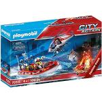 Giochi creativi per bambini pompieri per età 3-5 anni Playmobil City Action 