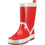 Stivali larghezza E scontati rossi numero 35 di gomma impermeabili da pioggia per bambini Playshoes 