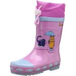 Stivali larghezza E rosa numero 35 di gomma impermeabili da pioggia per bambini Playshoes Die Maus 