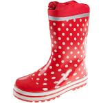 Stivali larghezza E rossi numero 33 di gomma impermeabili da pioggia per bambini Playshoes 