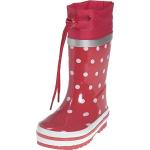 Stivali larghezza E scontati rossi numero 21 di gomma impermeabili da pioggia per bambini Playshoes 