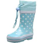 Stivali larghezza E turchesi numero 31 di gomma impermeabili da pioggia per bambini Playshoes 