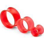 Piercing dilatatori rossi in silicone per Uomo Fort Tempus 