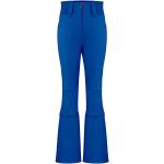Pantaloni blu L softshell impermeabili traspiranti da sci per Donna 