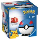 Pokémon 3D Puzzle Pokéballs: Great Ball (54 Pieces) Ravensburger