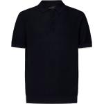 Magliette & T-shirt classiche blu navy M di cotone ricamate Emporio Armani 