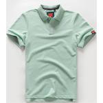 Magliette & T-shirt grigie 3 XL taglie comode di cotone traspiranti lavaggio a mano mezza manica ricamate per Uomo 