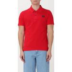 Camicie rosse XXL taglie comode di cotone per Uomo Paul&Shark 