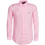 Camicie scontate rosa S manica lunga con manica lunga per Uomo Ralph Lauren Polo Ralph Lauren 