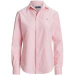Camicie classiche rosa S di cotone tinta unita manica lunga con manica lunga per Donna Ralph Lauren Polo Ralph Lauren 