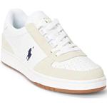 Sneakers larghezza E casual bianche numero 43 in similpelle con stringhe per Uomo Ralph Lauren Polo Ralph Lauren 