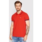 Polo Regular Fit scontate rossa M per Uomo Tommy Hilfiger 
