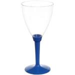 Bicchieri blu di plastica da acqua 