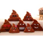 Poop Poo Family Emoji Emoticon Cuscino Peluche ripiene Bambola con cuscino morbido