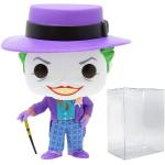POP DC Heroes: Batman 80th - Joker con cappello (1989) Funko Pop Figura in vinile (Bundled con custodia protettiva compatibile Pop Box), multicolore, 9,5 cm