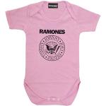 Popgear Ramones Seal Neonate Pagliaccetto del Bambino di Colore Rosa 3-6 Mesi