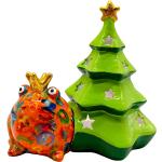 Portacandele verdi in ceramica a tema animali Pomme Pidou 