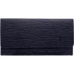 Portafogli neri di pelle sostenibili per Donna Louis Vuitton 