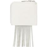 Portafogli bianchi con borchie con cerniera per Donna Comme des Garçons 