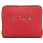 Portafogli rossi con cerniera per Donna Moschino Love Moschino 