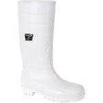 Stivali antinfortunistici da lavoro bianchi numero 48 di gomma protezione S4 impermeabili per Uomo Portwest 