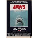 Poster affiche Jaws Vintage Film di Steven Spielberg