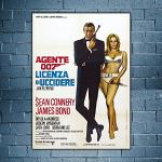 Poster Cinema 007 Licenza di Uccidere - Sean Connery - 70X100 CM