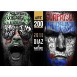 Poster UFC Conor McGregor Vs Nate Diaz Muro Art
