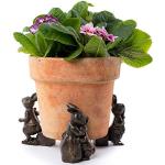 Potty Feet Beatrix Potter - Piedi per vaso di piante con Peter Rabbit - Supporto per fioriera - Ornamenti decorativi fatti a mano - 3 pezzi