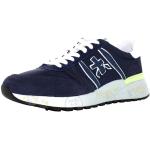 Sneakers stringate larghezza E casual blu numero 42 di cotone con stringhe per Uomo Premiata Lander 