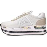 Sneakers larghezza E casual bianche numero 35 per Donna Premiata Beth 