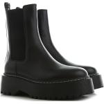 Sneakers stringate scontate nere numero 37 con punta rotonda con stringhe per l'inverno per Donna Premiata 