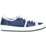 Sneakers basse larghezza A scontate blu numero 36 di gomma con stringhe per Donna Premiata 