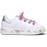 Sneakers larghezza E bianche numero 39 con tacco da 3 cm a 5 cm platform per Donna Premiata 