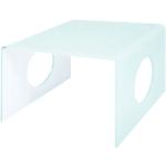 Tavolini bianchi di vetro Premier 